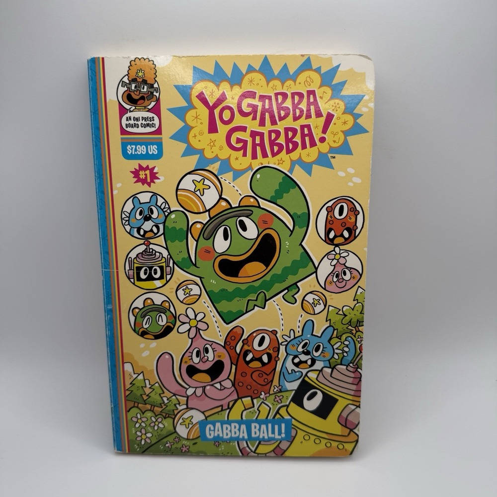 Yo Gabba Gabba "Gabba Ball!" Board Book Oni Press